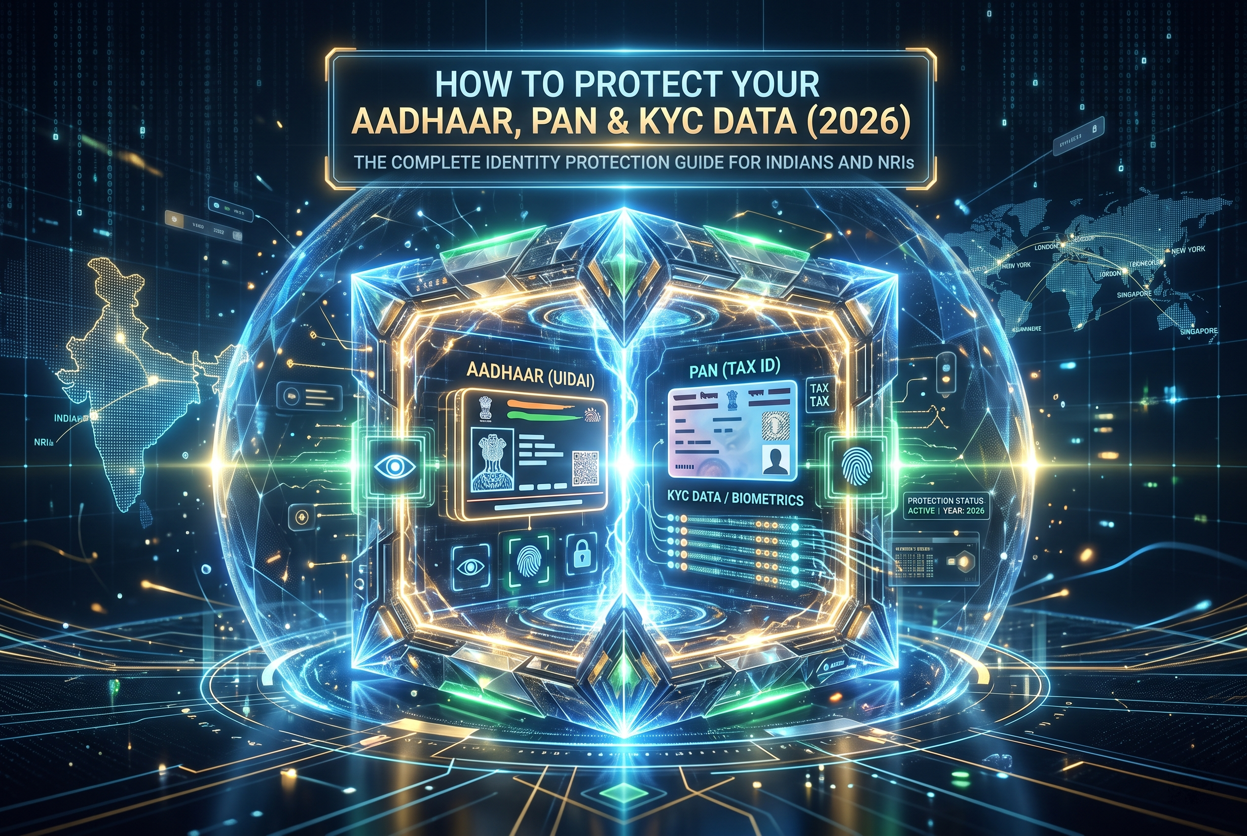 How to Protect Your Aadhaar, PAN & KYC Data (2026): The Complete Identity Protection Guide for Indians and NRIs