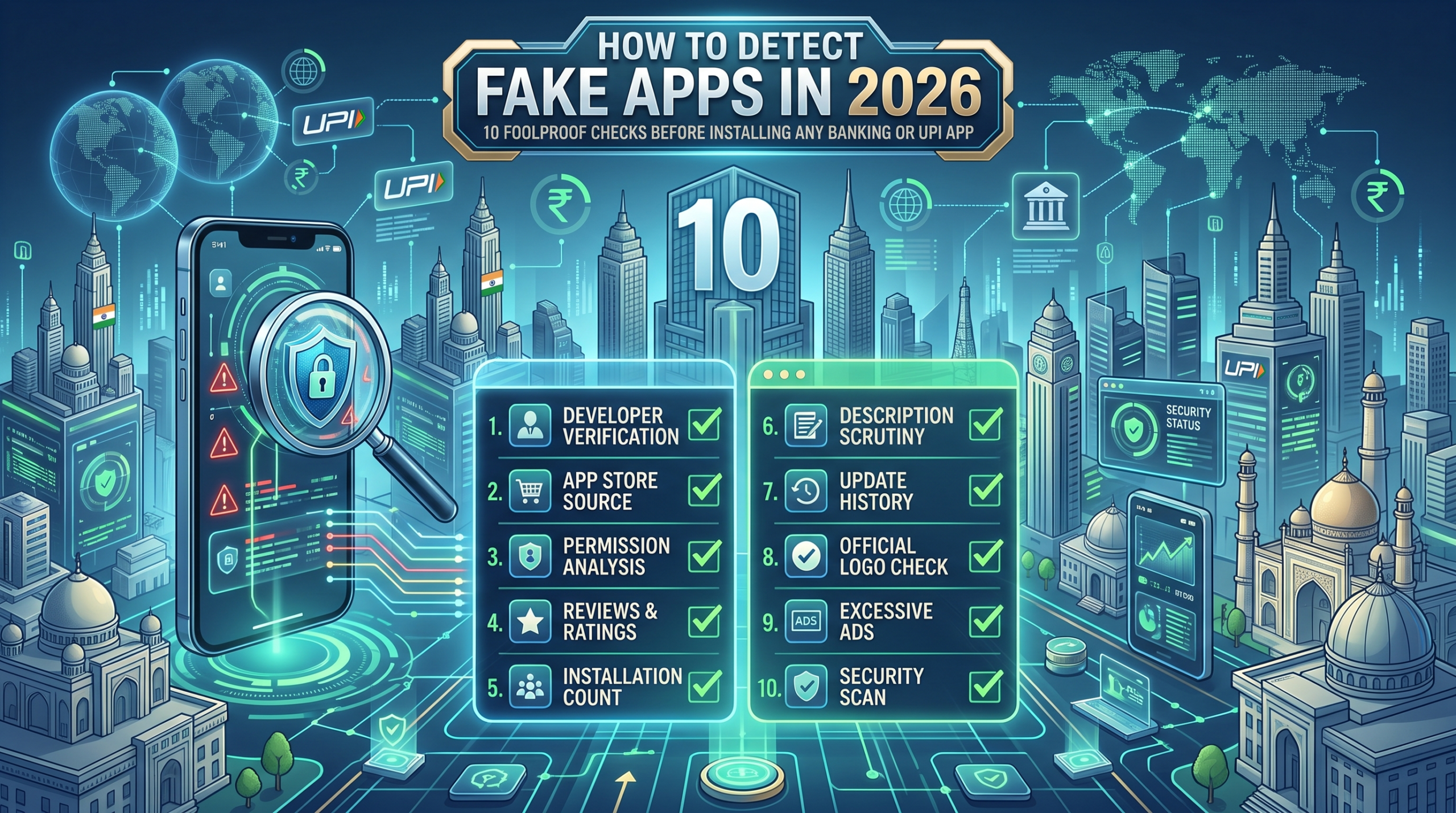 How to Detect Fake Apps in 2026: 10 Foolproof Checks Before Installing Any Banking or UPI App