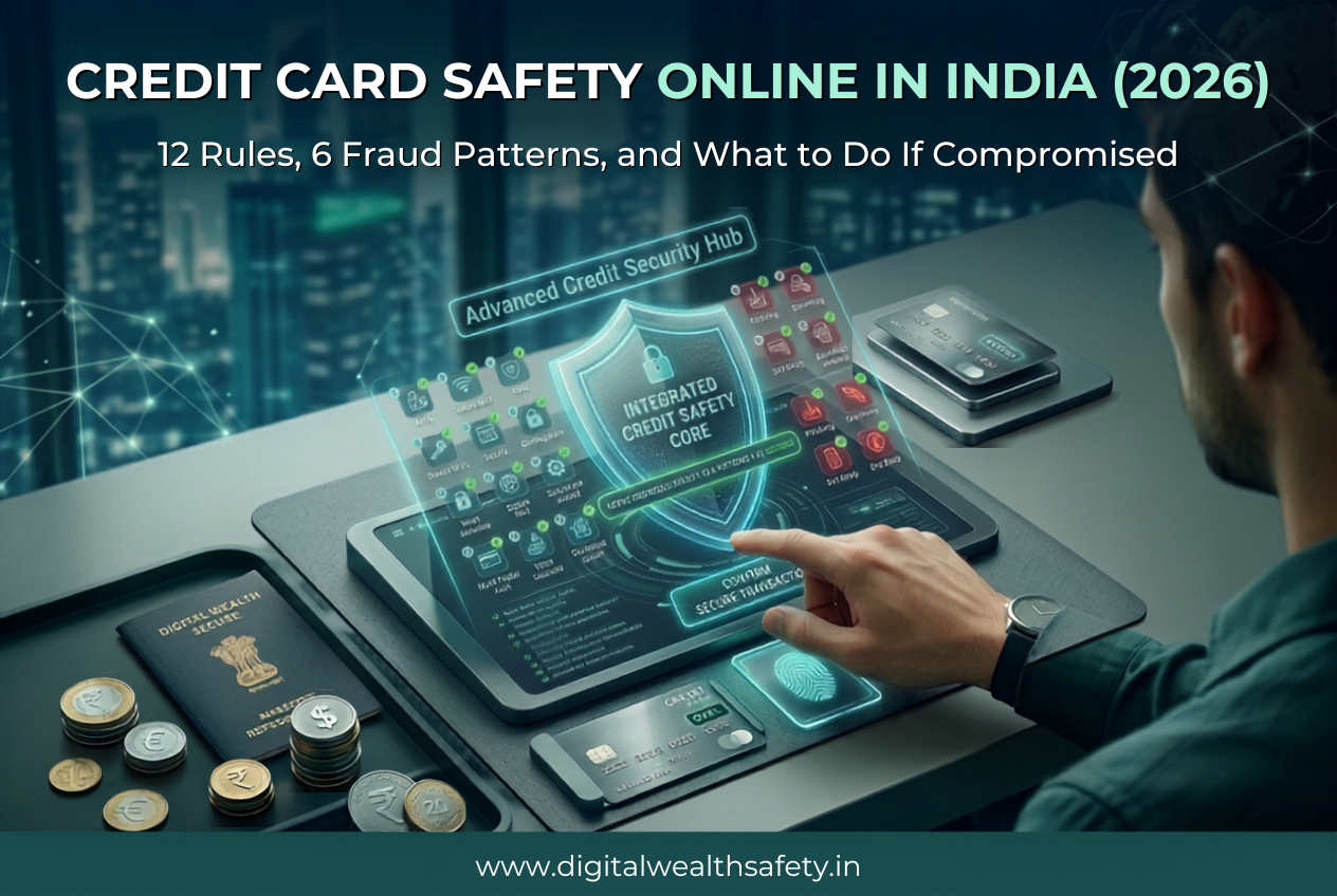 Credit Card Safety Online in India (2026): 12 Rules, 6 Fraud Patterns, and What to Do If Compromised