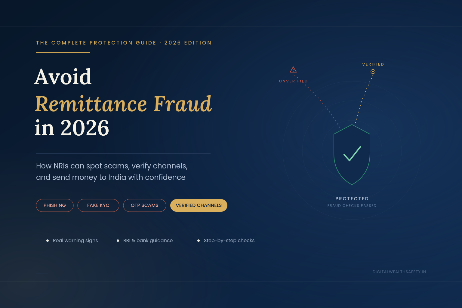 Avoid Remittance Fraud (2026): The Complete Protection Guide for NRIs Sending Money to India