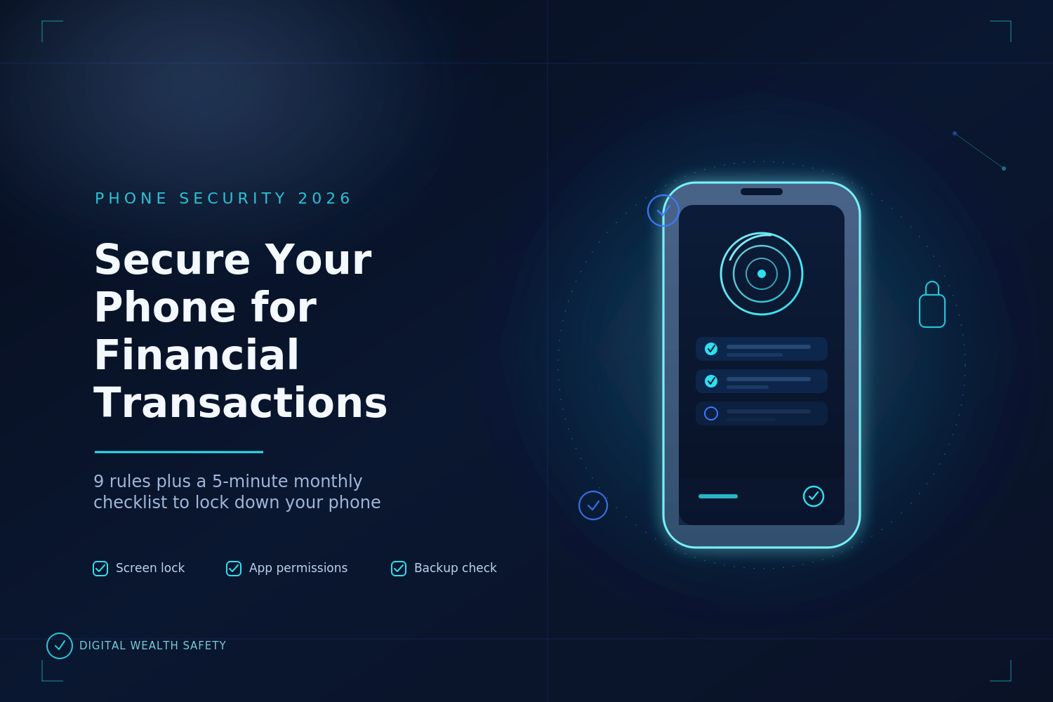 How to Secure Your Phone for Financial Transactions in India (2026): 9 Rules and a 5-Minute Monthly Checklist