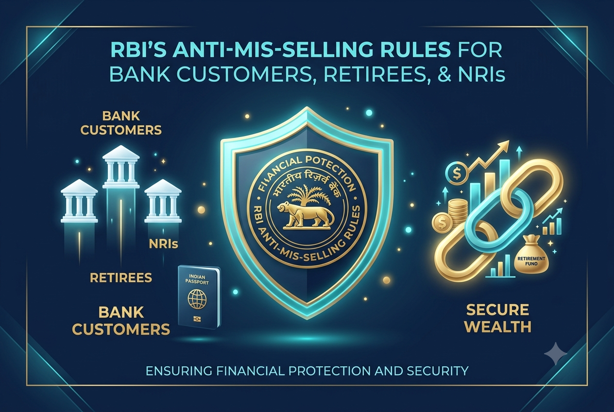 RBI’s New Anti-Mis-Selling Rules: What Every Bank Customer, Retiree, and NRI Must Know